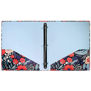 Three Ring Binder, Folk Floral