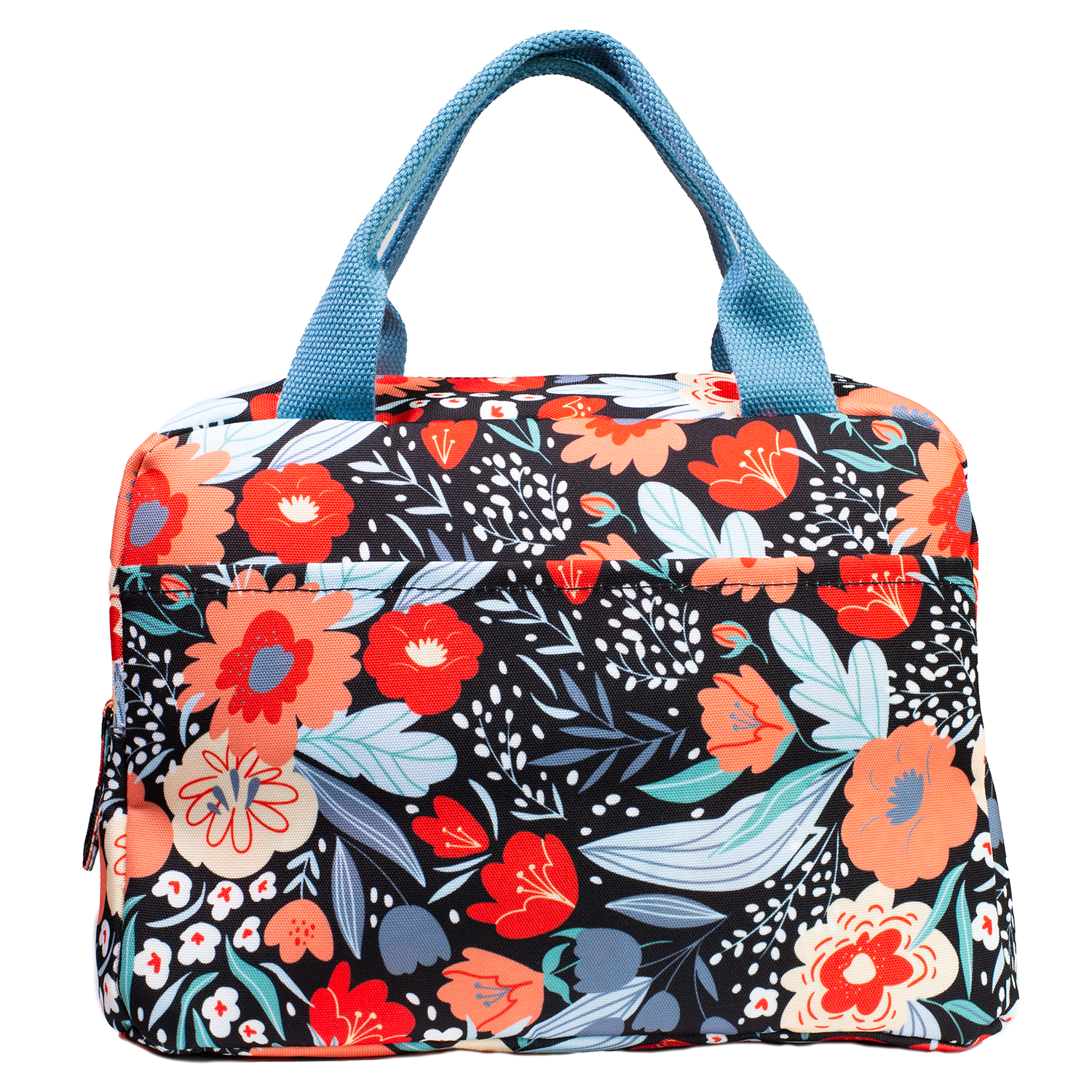 Medium Lunch Tote, Folk Floral