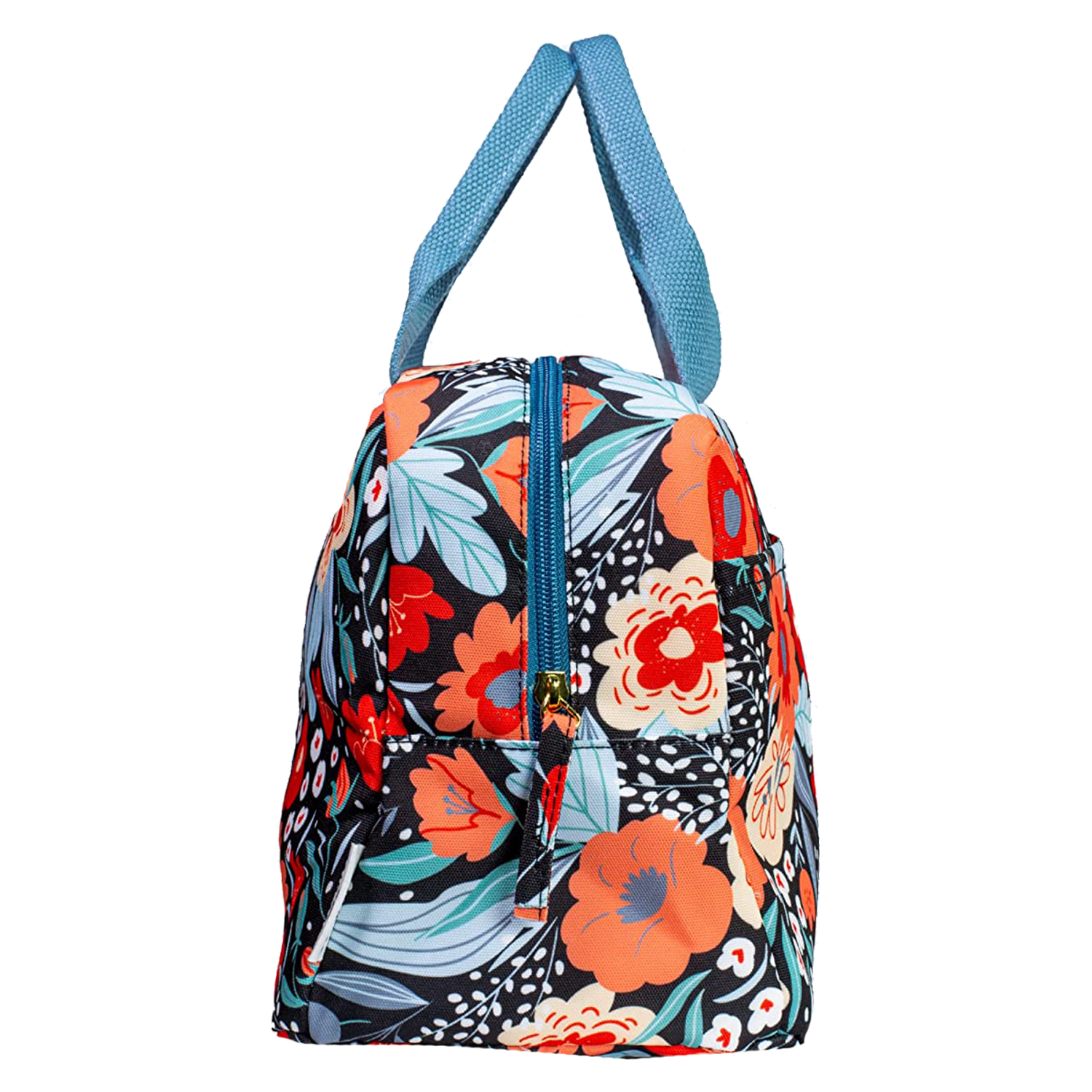 Medium Lunch Tote, Folk Floral