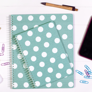 Mini Notebook, Textured Large Dots