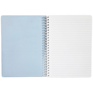 Mini Notebook, Light Blue Dots
