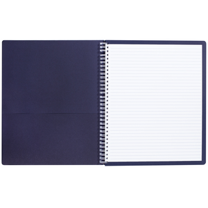 Large Notebook, Navy Stripe