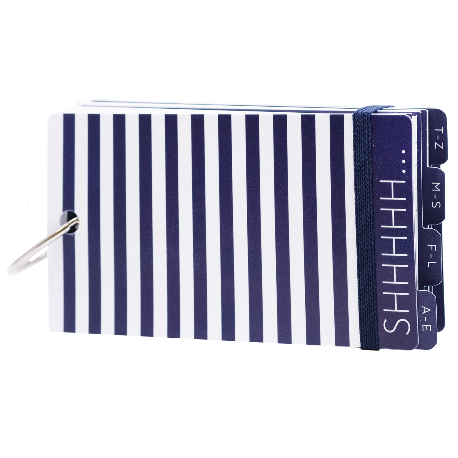 Password Holder, Navy Stripe