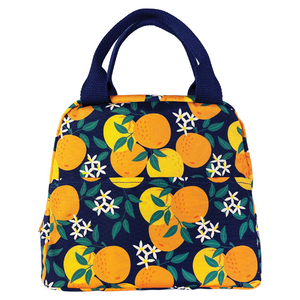 Small Lunch Tote, Orange Blossom