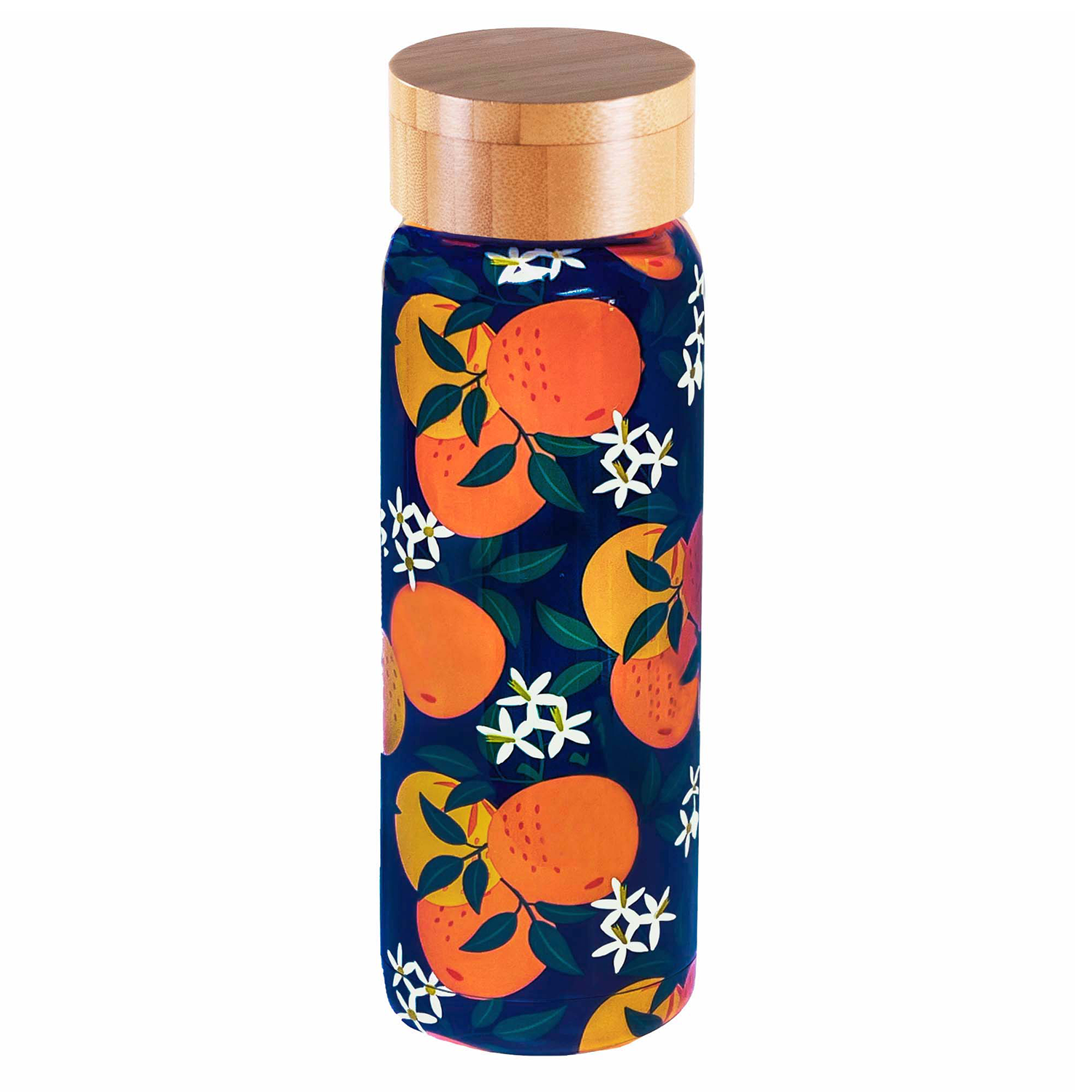 Stainless Steel Water Bottle, Orange Blossom