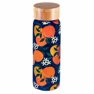 Stainless Steel Water Bottle, Orange Blossom
