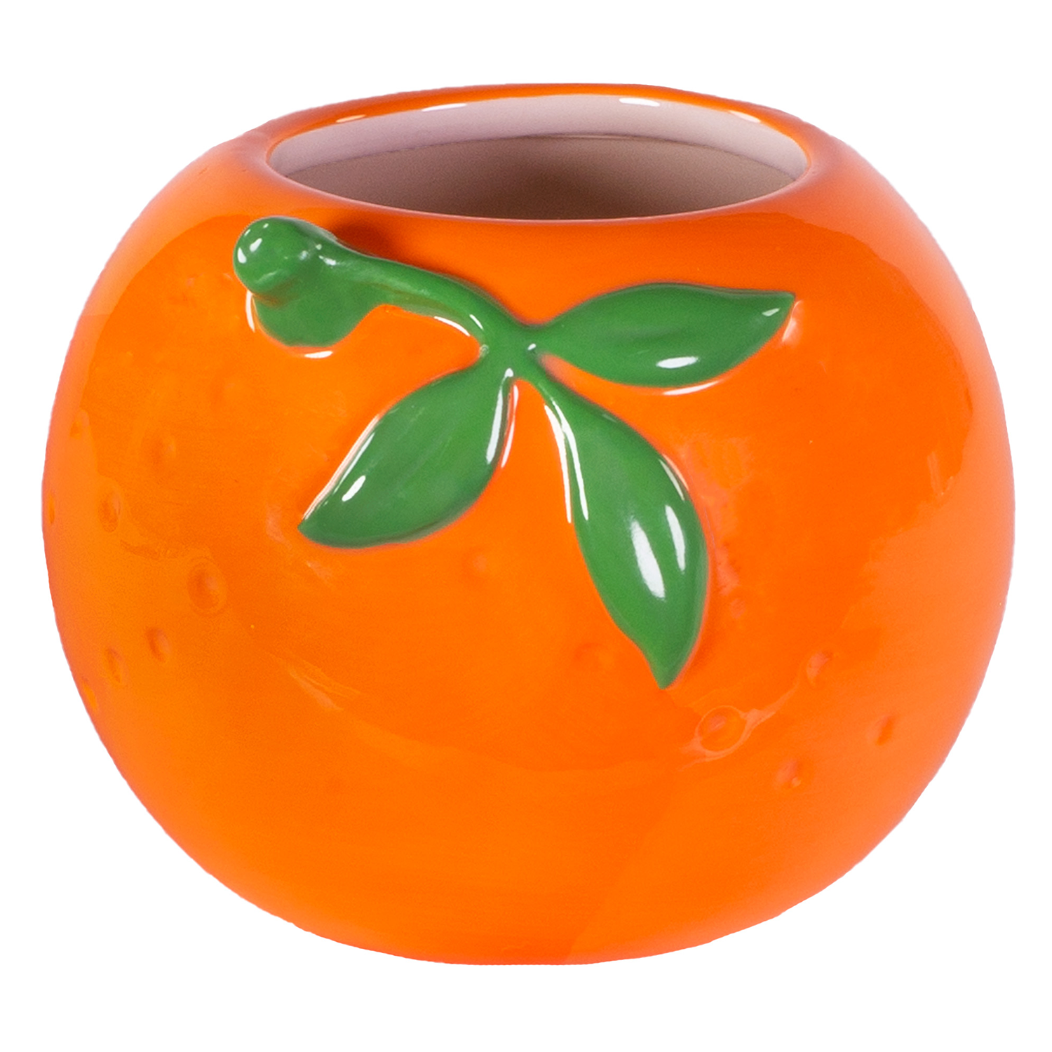 Ceramic Vase, Orange