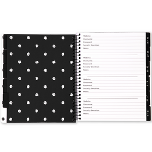 Password Book, Scribble Dots
