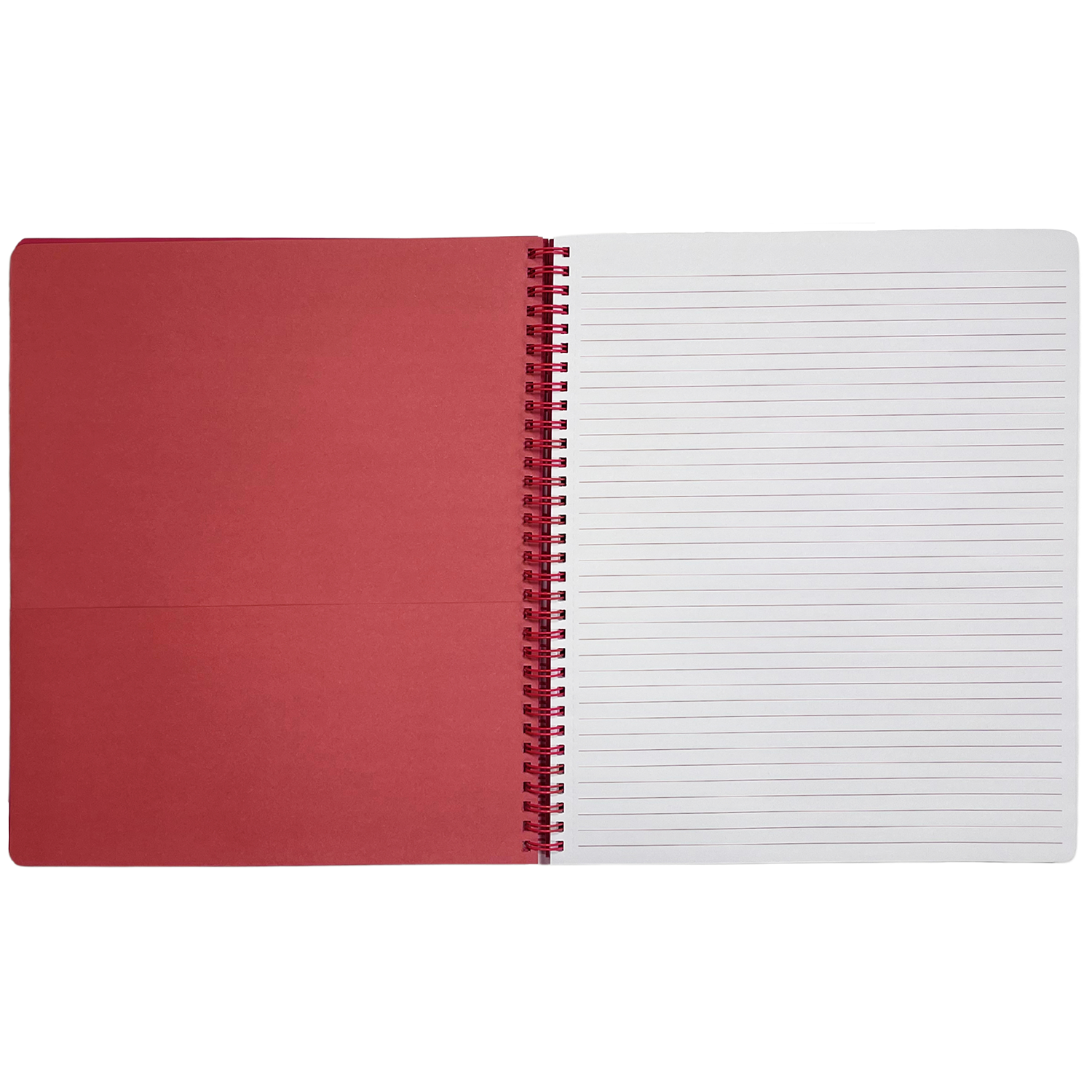 large spiral notebook with pink rose floral hardcover, metal spiral and 160 lined pages for school or office supplies