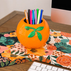 Ceramic Vase, Orange
