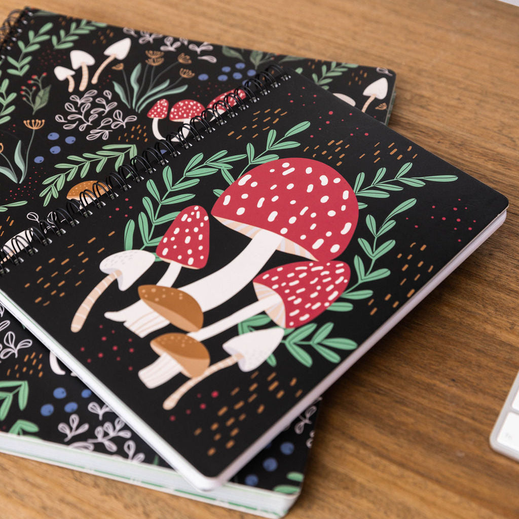 Mini Notebook, Mushroom