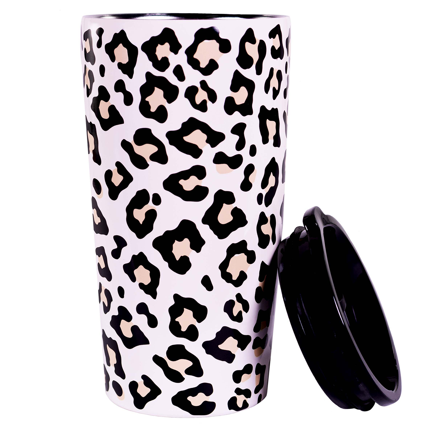 Stainless Steel Tumbler, Leopard
