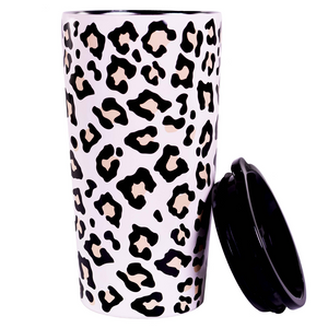 Stainless Steel Tumbler, Leopard