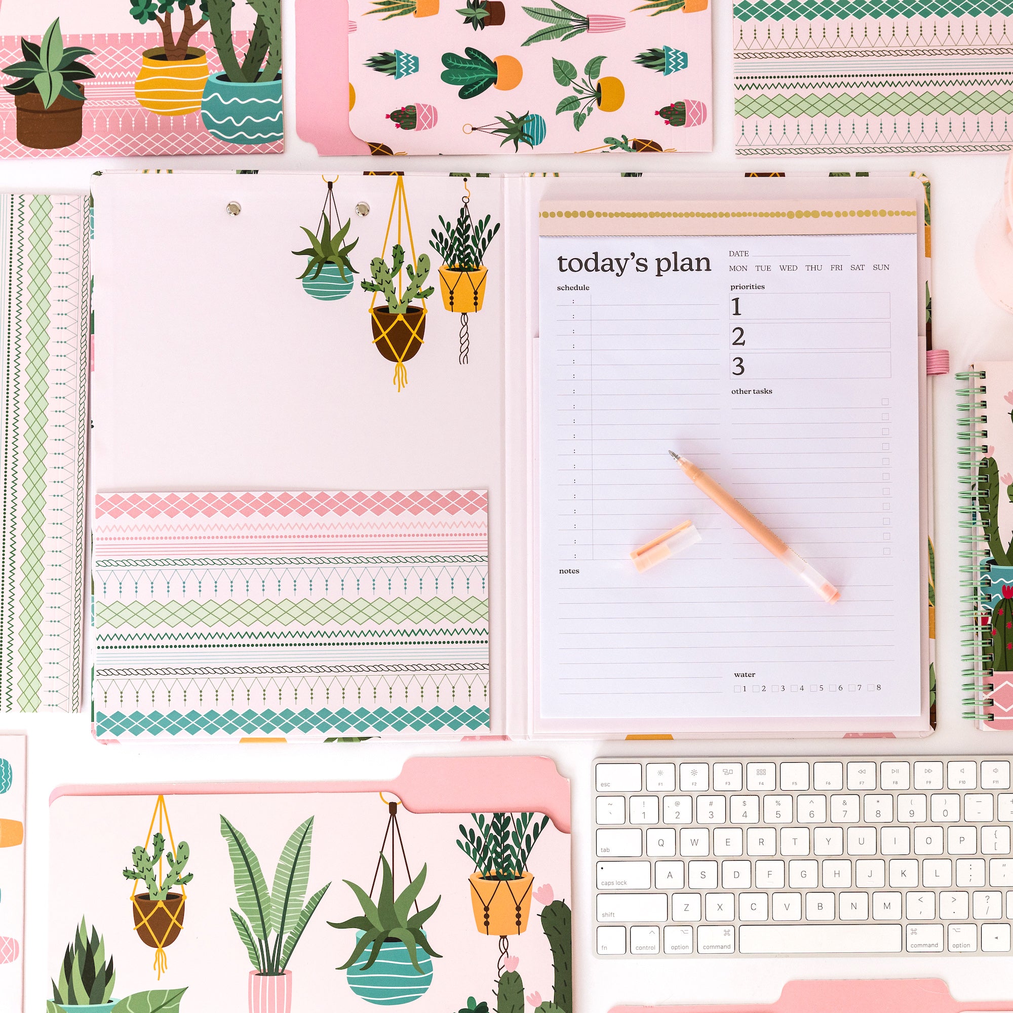 Clipboard Folio Refill Set of 2, Daily Planner