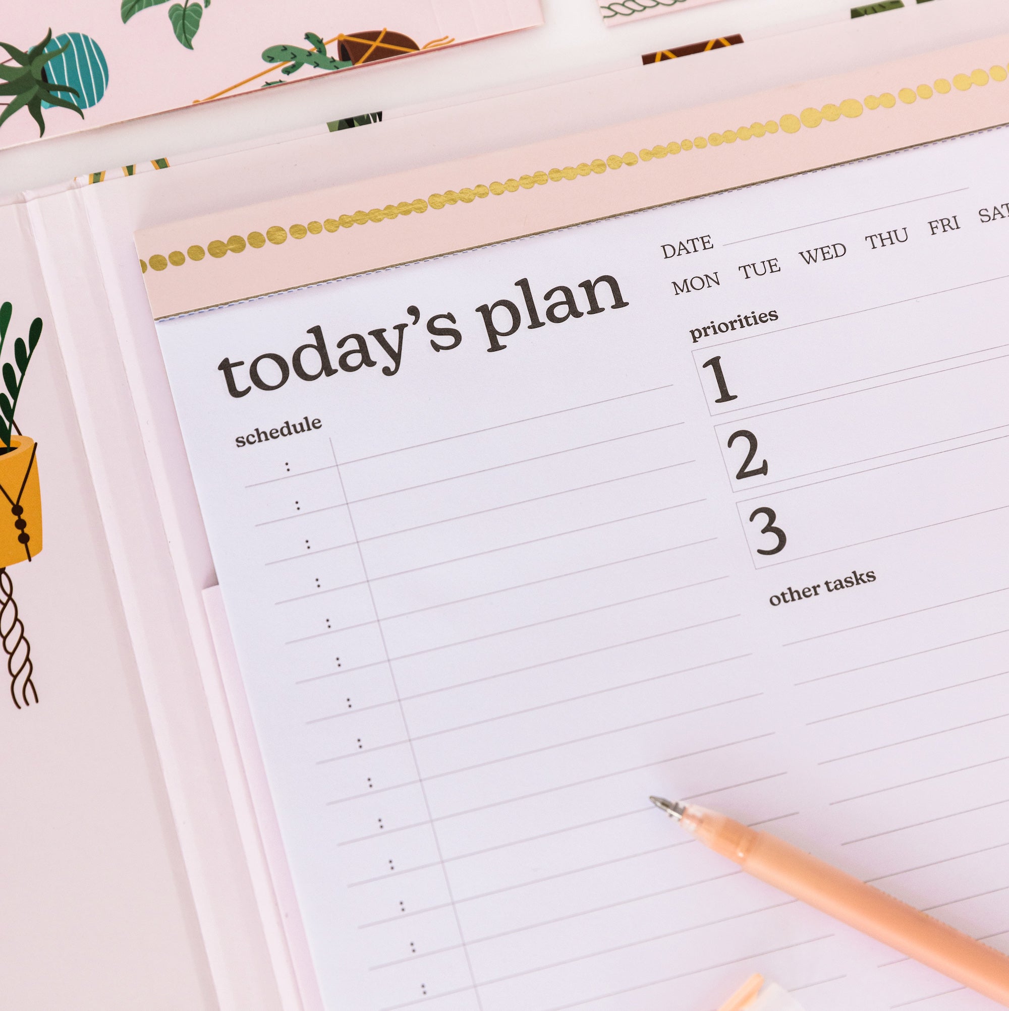 Clipboard Folio Refill Set of 2, Daily Planner