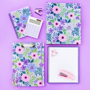 Mini Notebook, Lilac Floral