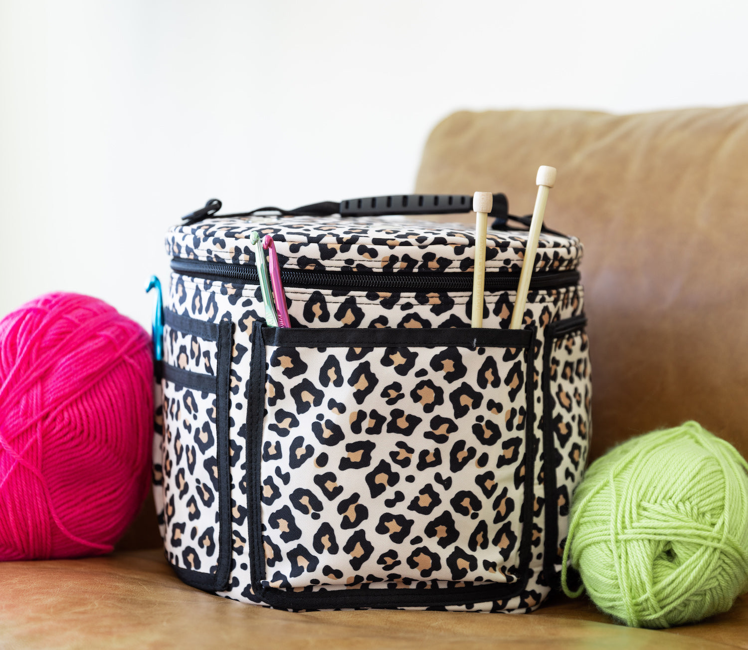 Yarn Bag, Leopard - Steel Mill Gifts