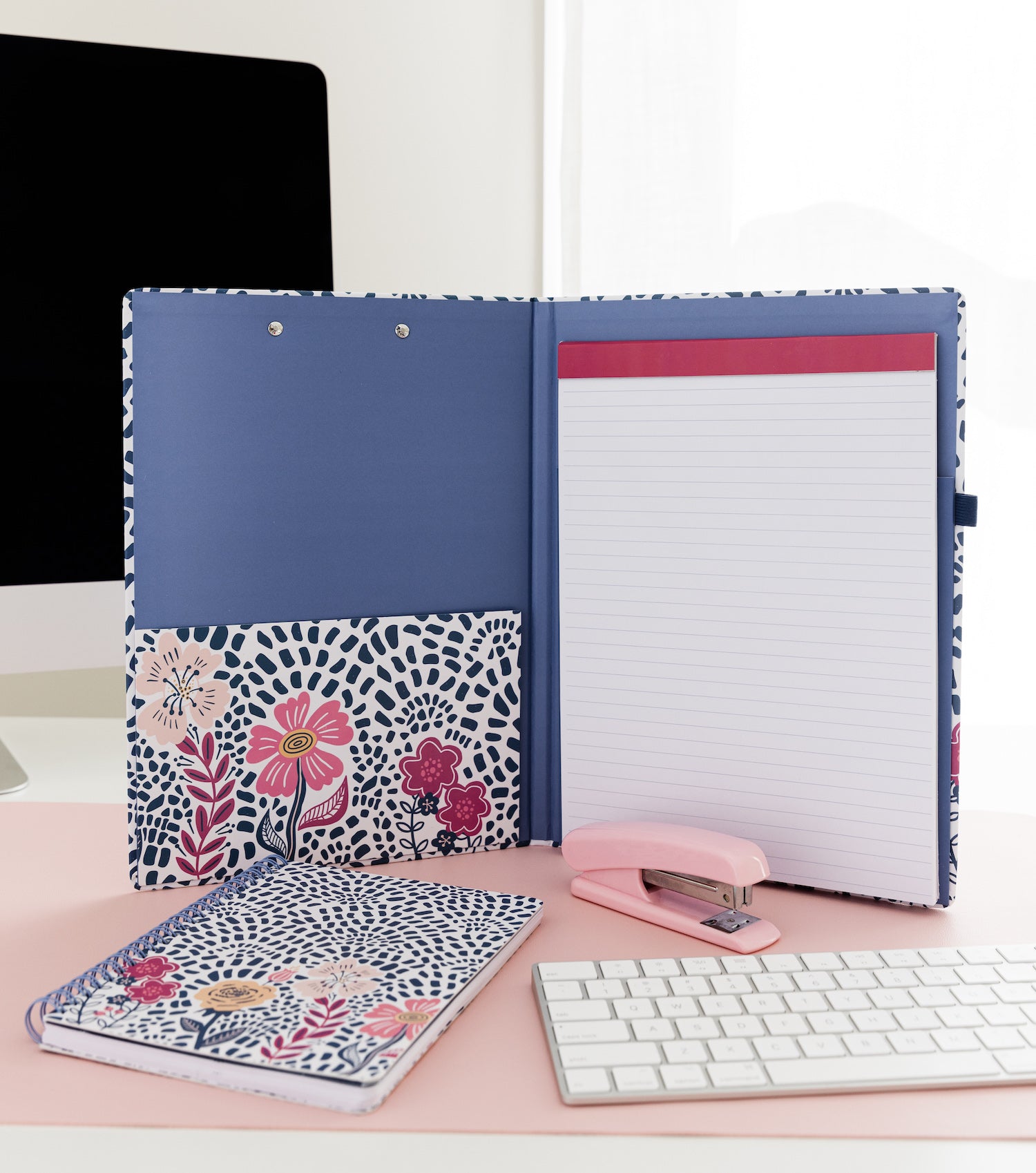 Clipboard Folio, Mosaic Floral
