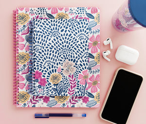 Mini Notebook, Mosaic Floral