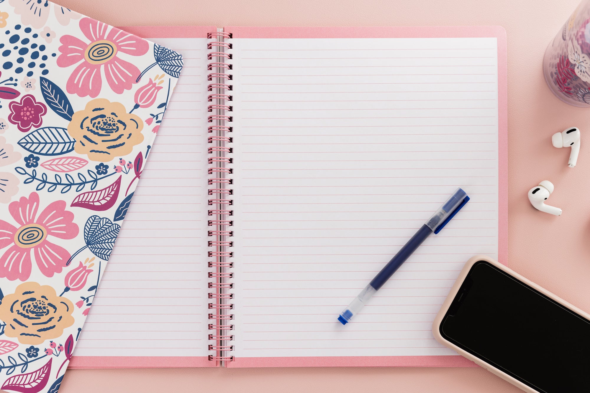 Large Notebook, Mosaic Floral