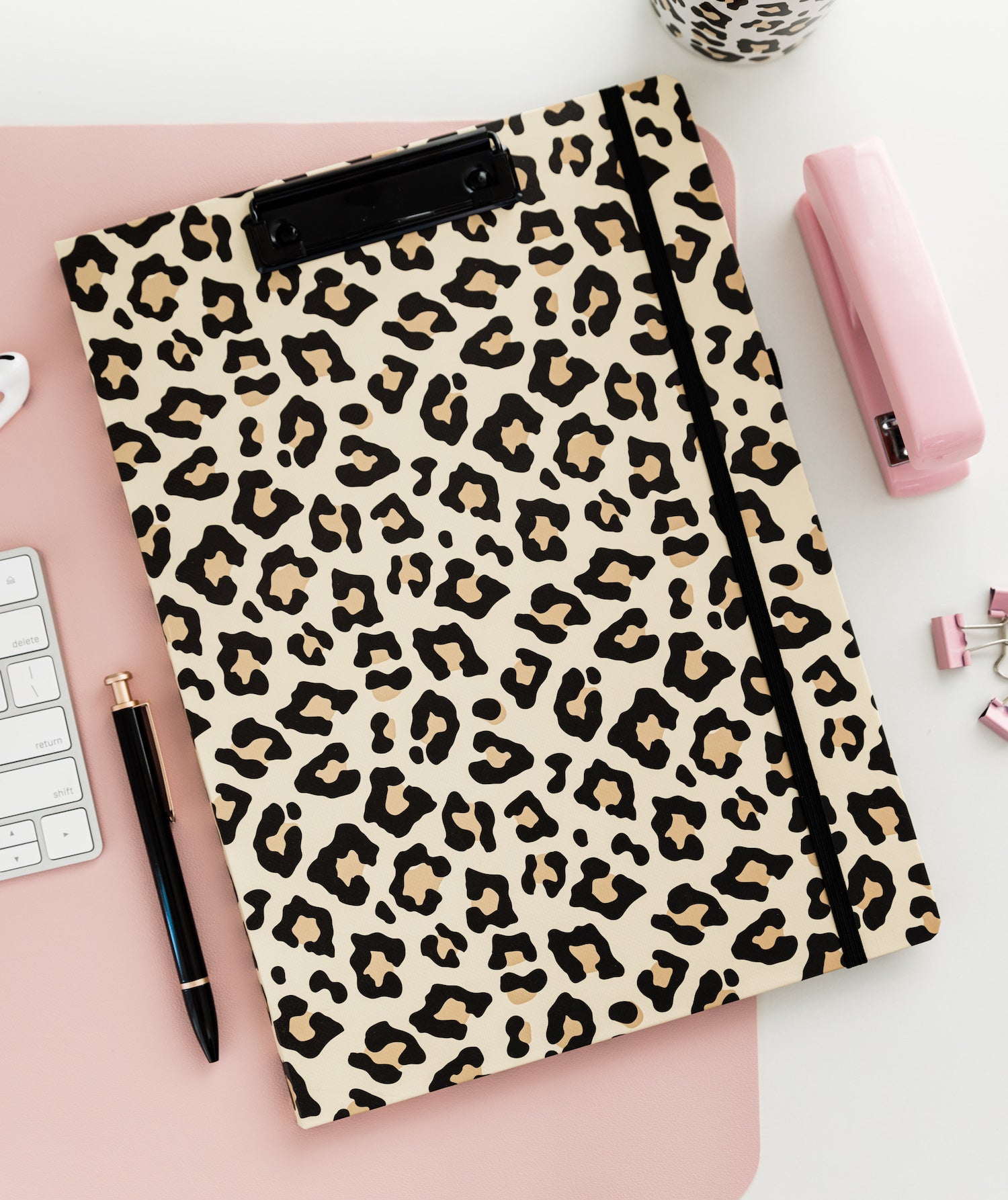 Clipboard Folio, Leopard