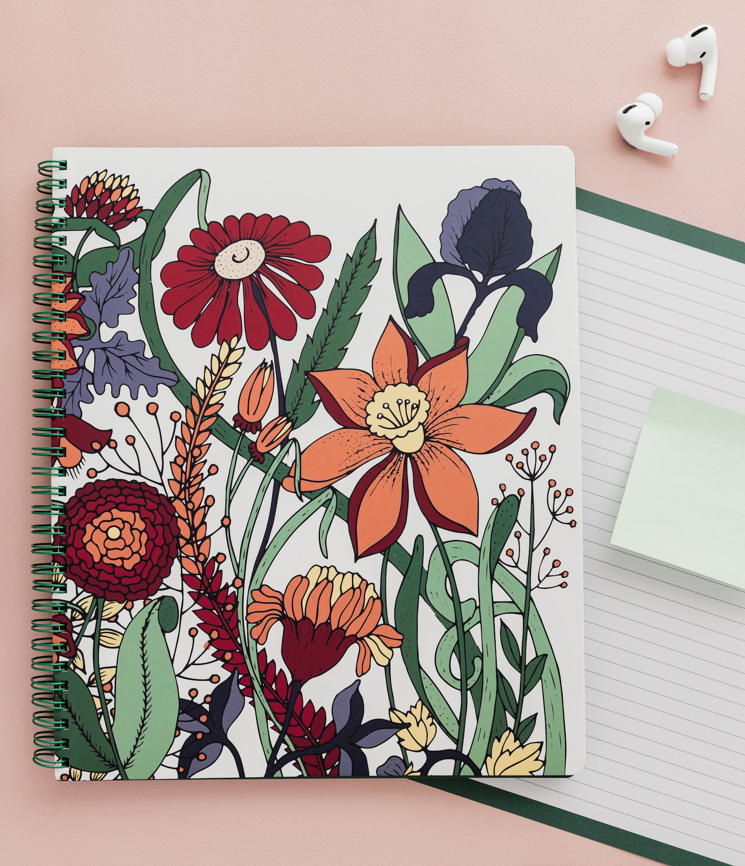 Large Notebook, Garden Floral