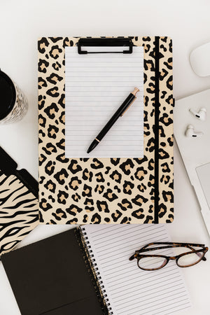 Clipboard Folio, Leopard
