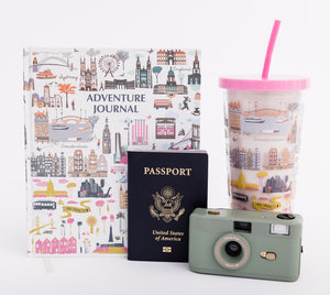 Tumbler with Straw, City Icons