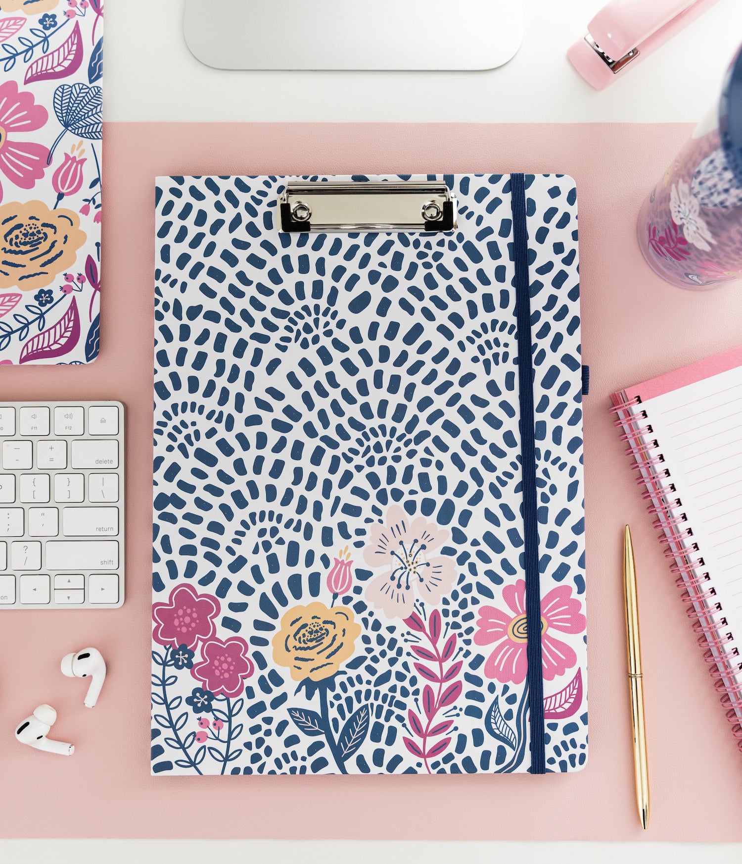 Clipboard Folio, Mosaic Floral