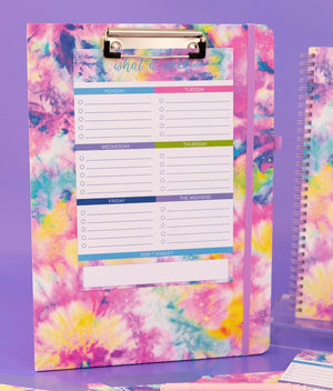 Clipboard Folio, Tie Dye
