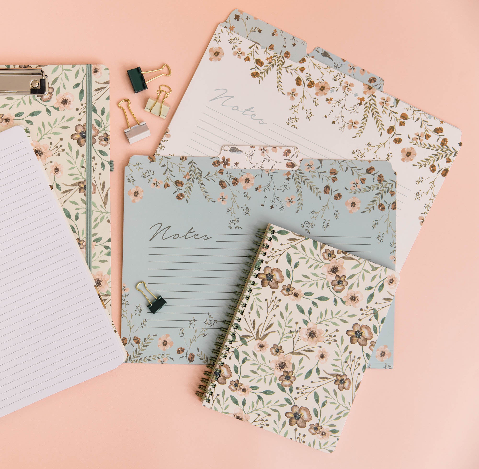 Mini Notebook, Woodland Floral