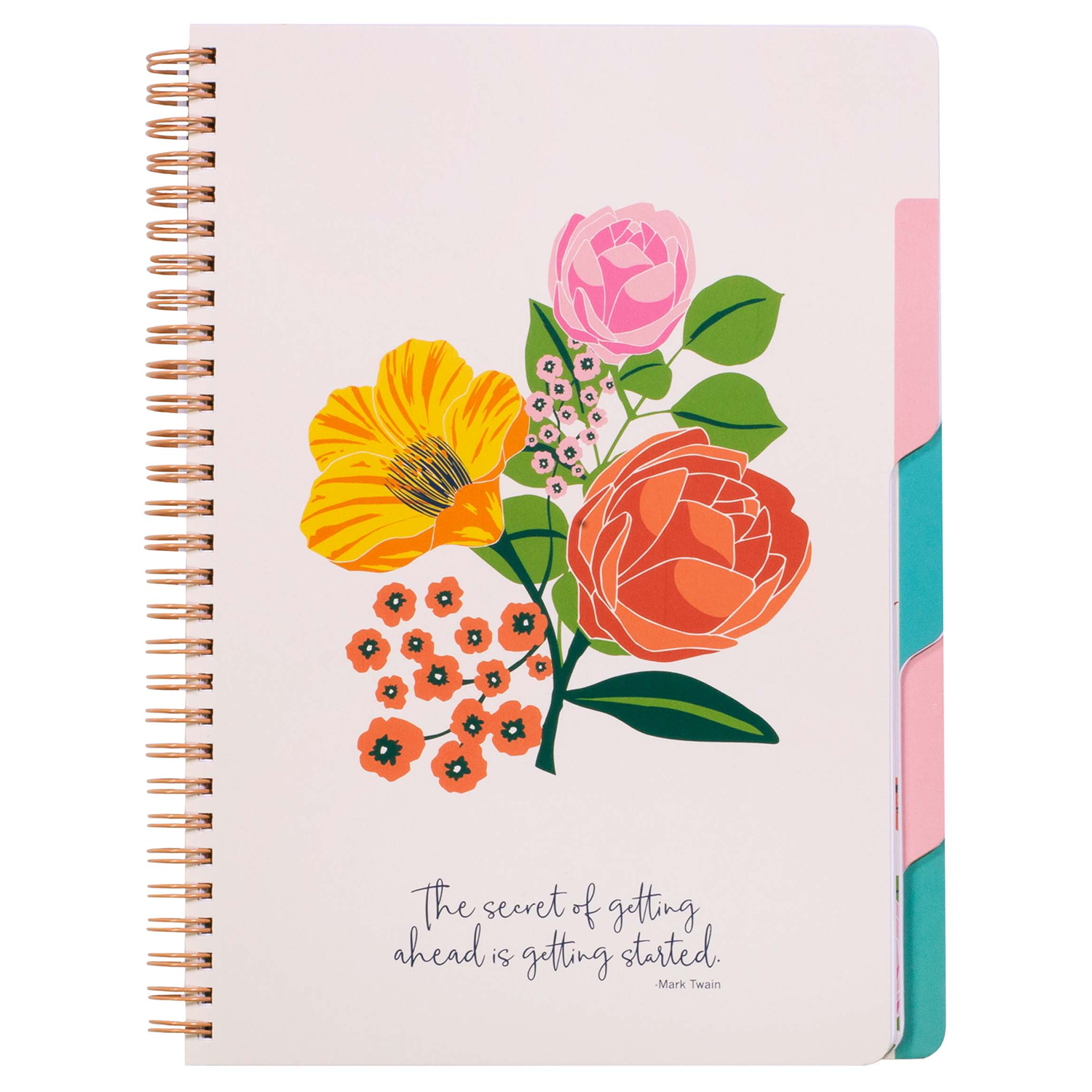 Five Year Journal, Garden Blooms - Steel Mill Gifts