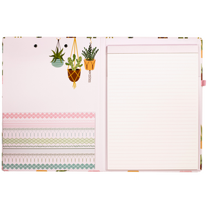 Clipboard Folio, Succulents