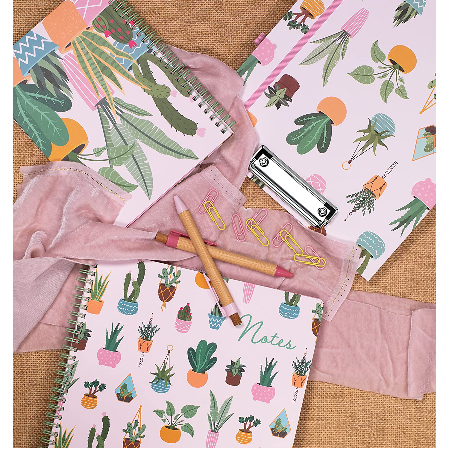 Large Notebook, Succulents
