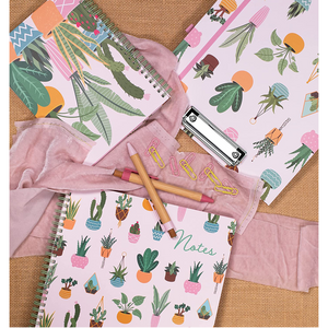 Large Notebook, Succulents
