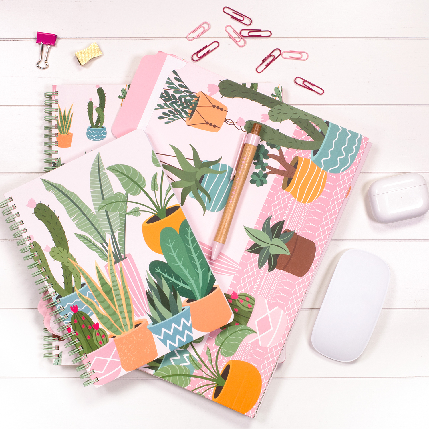 Mini Notebook, Succulents