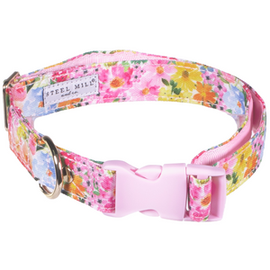 Large Dog Collar, Summer Garden