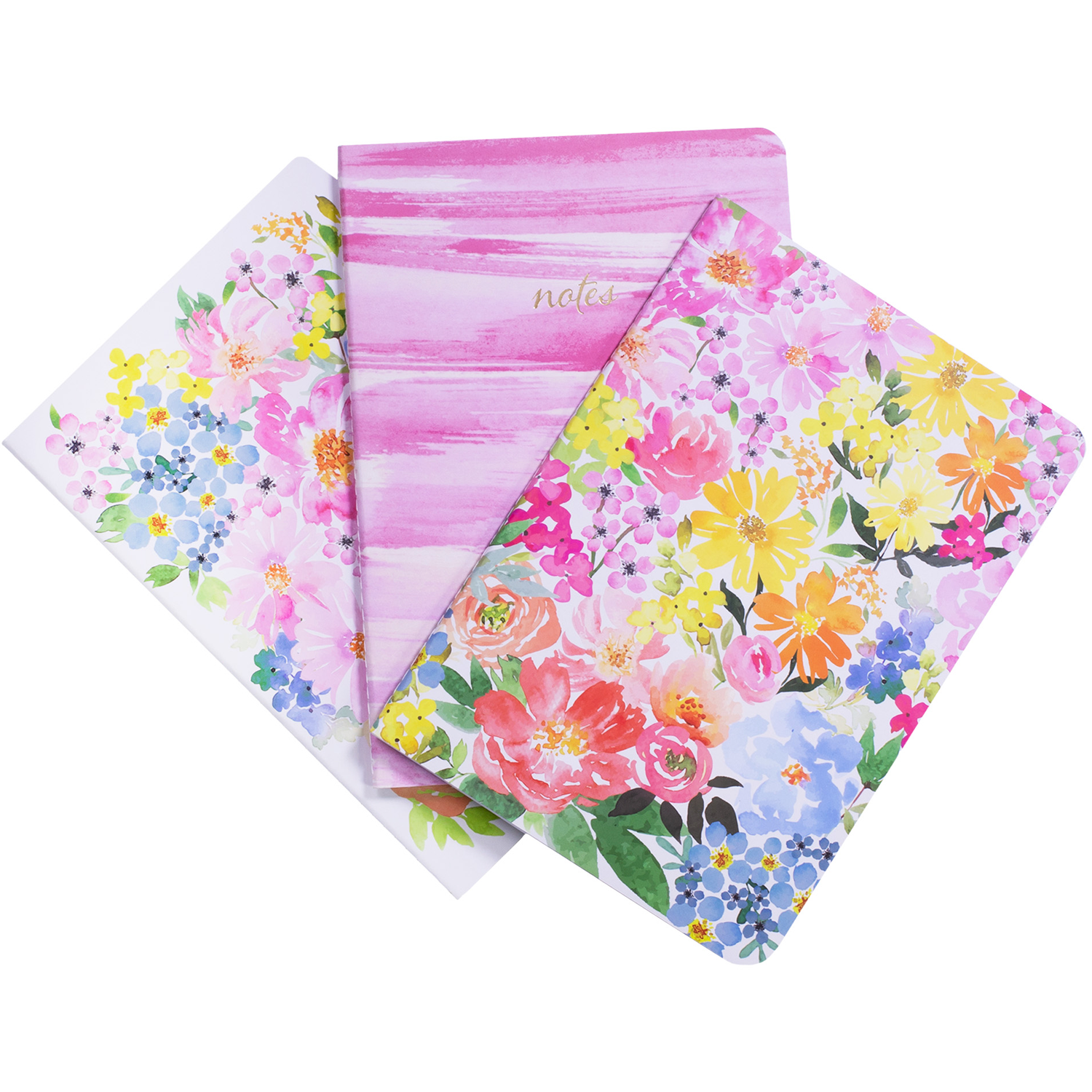 Stitched Notebook Set, Summer Garden