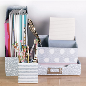 Desk Accessory Set, Textured Large Dot