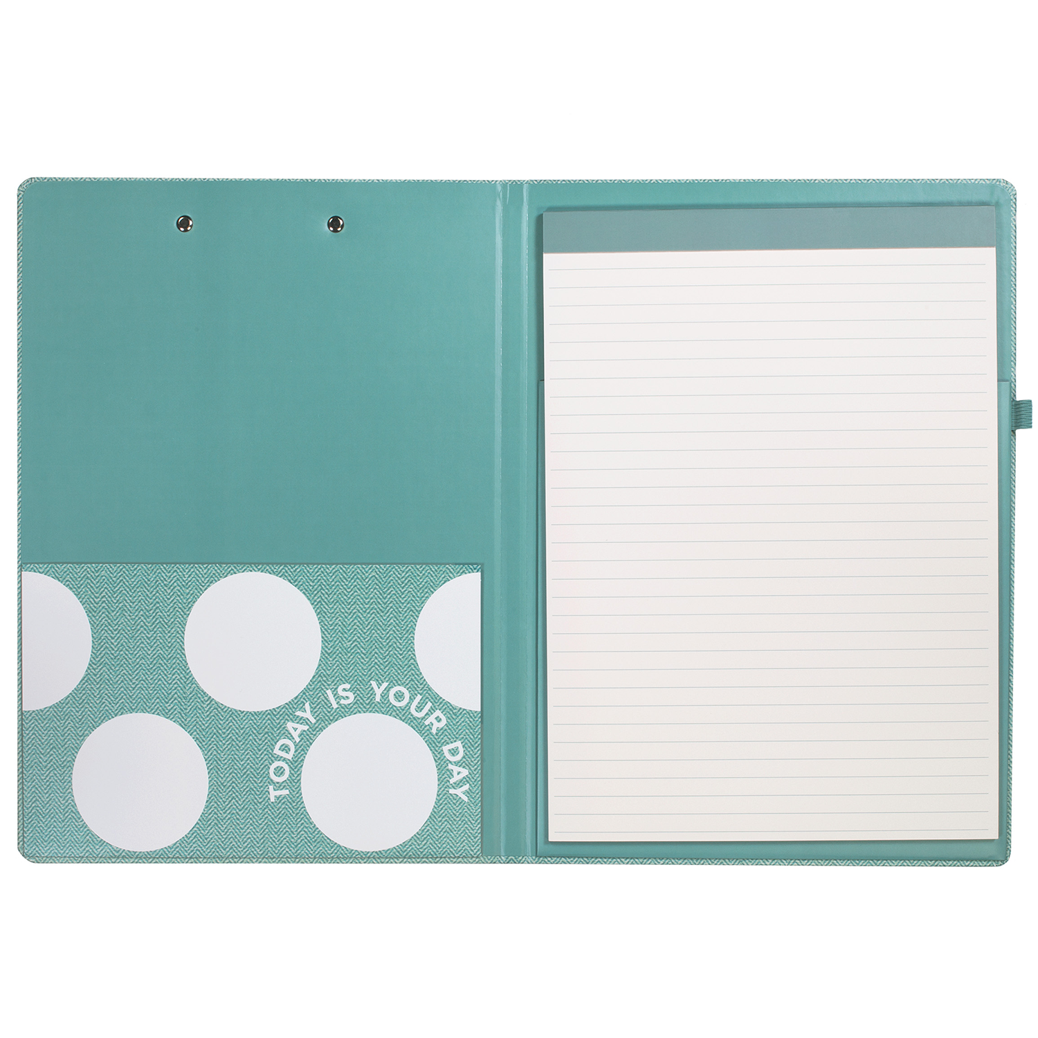 Steel Mill & Co.® Textured Large Dots Clipboard Folio