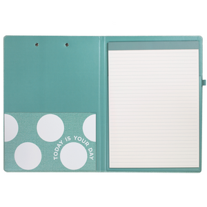 Clipboard Folio, Textured Large Dots