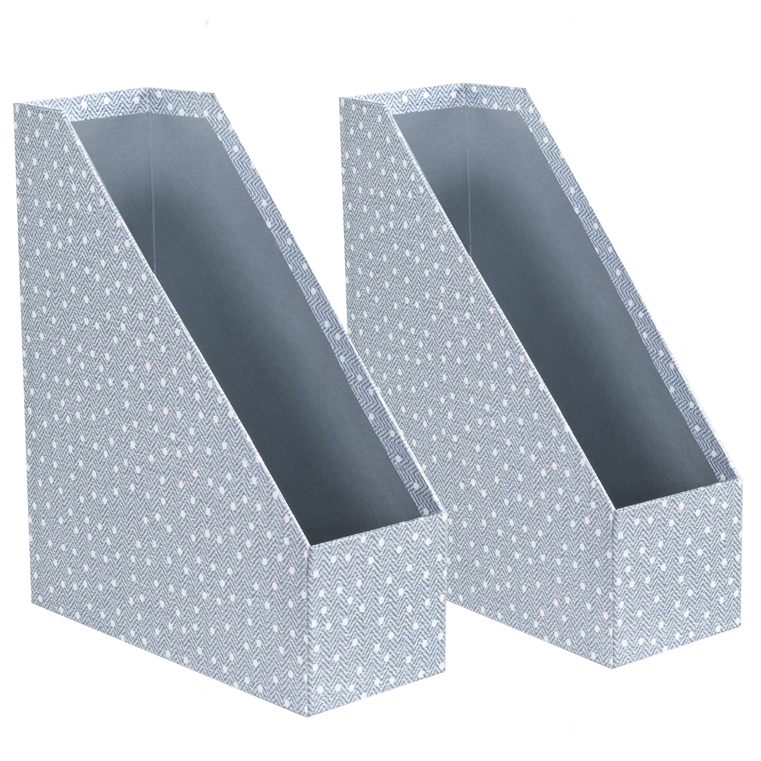 Magazine Holder Set, Small Textured Dot