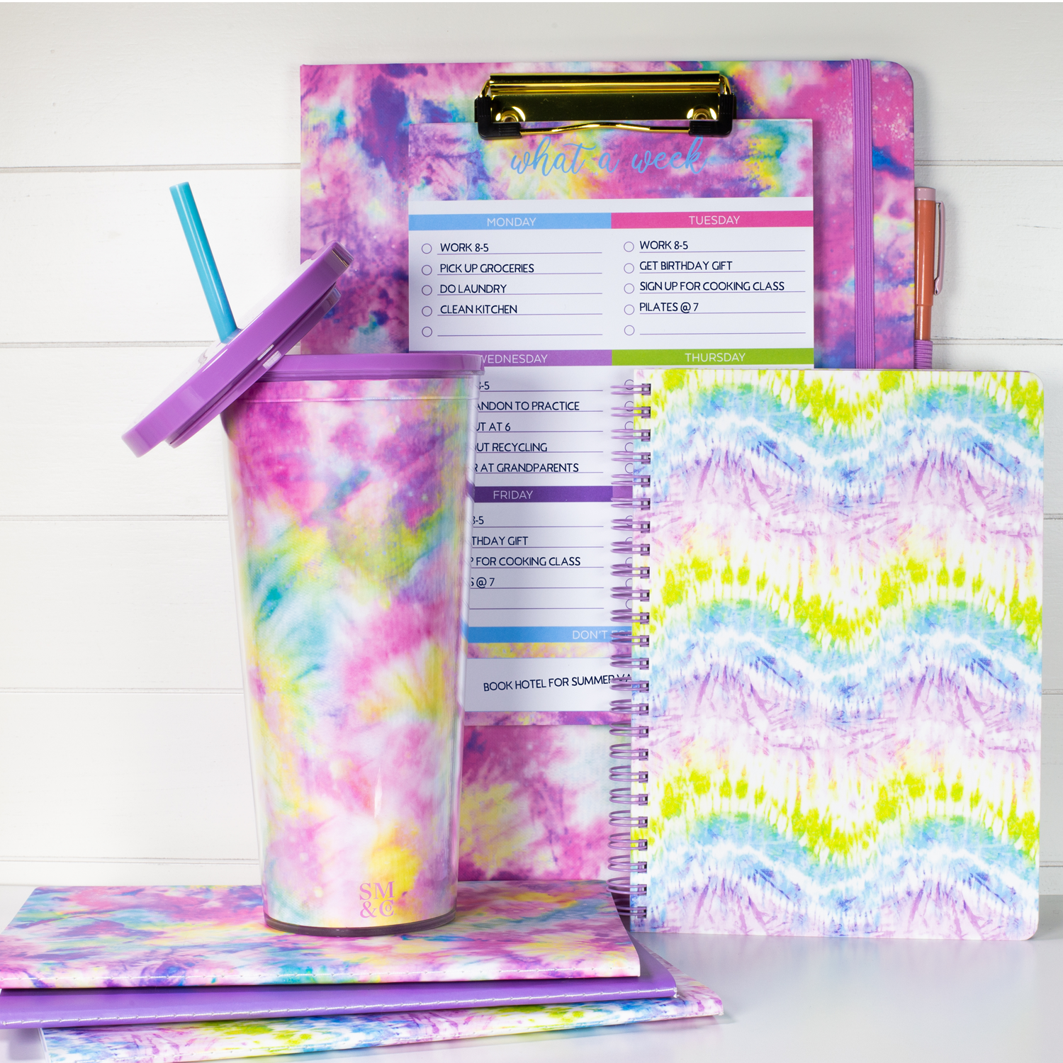 Clipboard Folio, Tie Dye