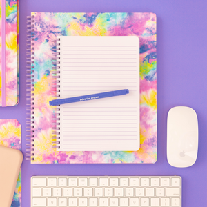 Large Notebook, Tie Dye
