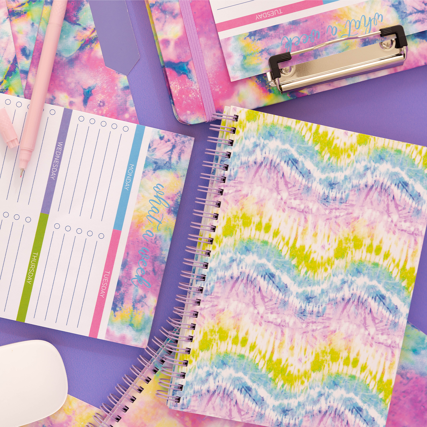 Mini Notebook, Tie Dye