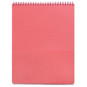 Top Spiral Notebook, Pink Poppy