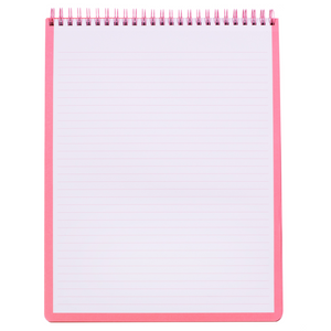 Top Spiral Notebook, Pink Poppy