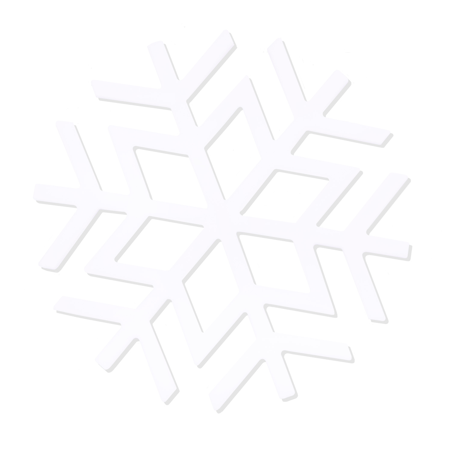 Silicone Trivet, Snowflakes (set of 3)