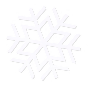 Silicone Trivet, Snowflakes (set of 3)