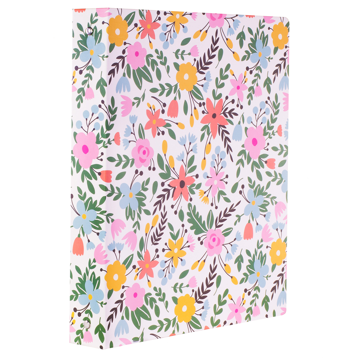 Three Ring Binder, Wild Blooms